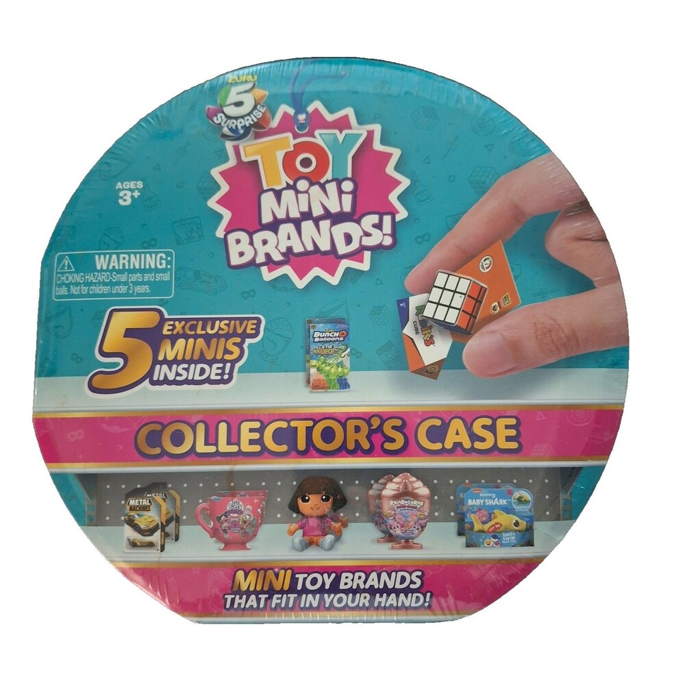 Zuru 5 Surprise Toy Mini Brands COLLECTORS CASE 5 EXCLUSIVE MINIS Sealed New
